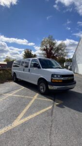 The passenger van on the set of Desperation Road was my carriage for mt Film Driver Role Experience